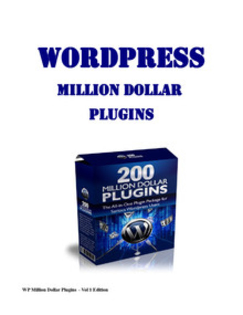 Product picture WP Million Dollar Plugins SEO
